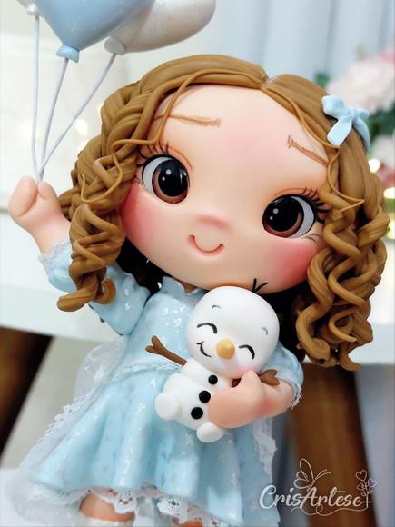 Topo de Bolo em Biscuit Frozen