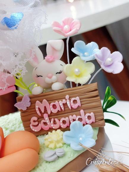 Topo de Bolo Jardim