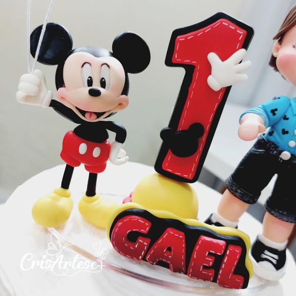 Topo de Bolo Mickey Biscuit