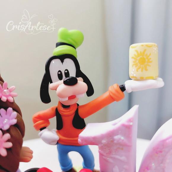 Topo de Bolo Mickey e Minnie Biscuit