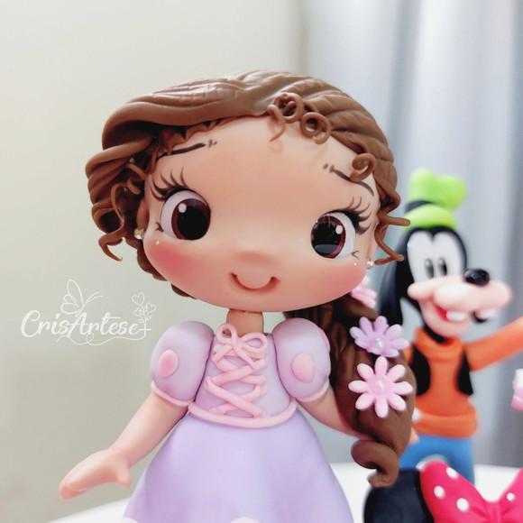 Topo de Bolo Mickey e Minnie Biscuit