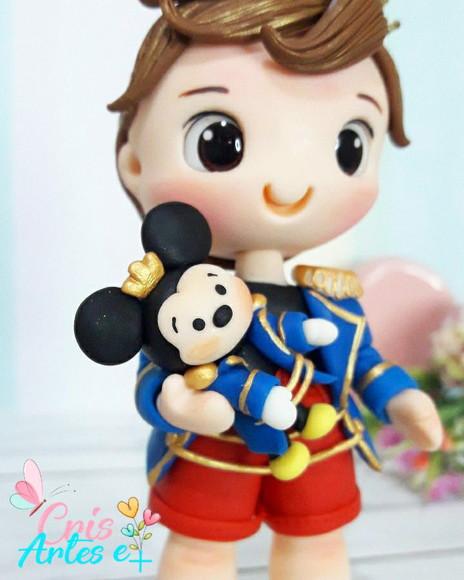 Topo de Bolo Mickey Realeza