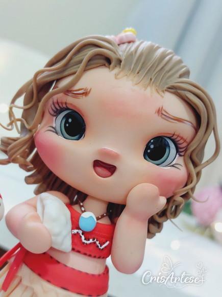 Topo de Bolo Personalizado Moana