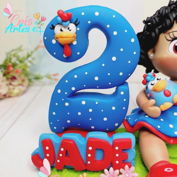 Topo de Bolo Galinha Pintadinha