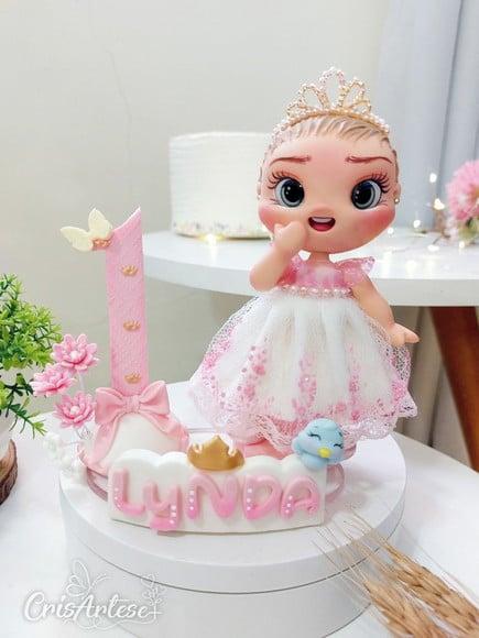 Topo de Bolo Princesa