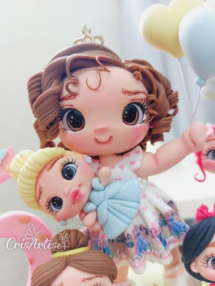 Topo de Bolo Princesas