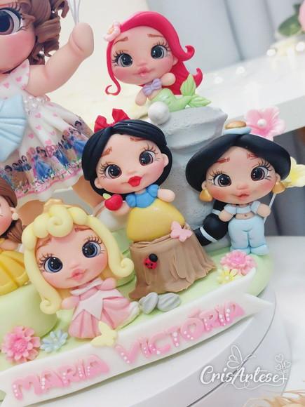 Topo de Bolo Princesas