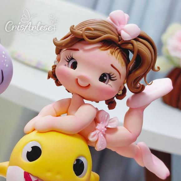 Vela Baby Tubarão Menina