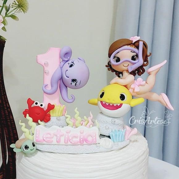 Vela Baby Tubarão Menina