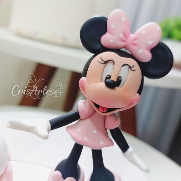 Vela Biscuit Minnie Rosa