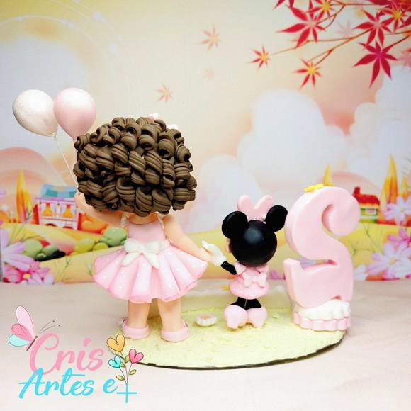 Vela Biscuit Minnie Rosa