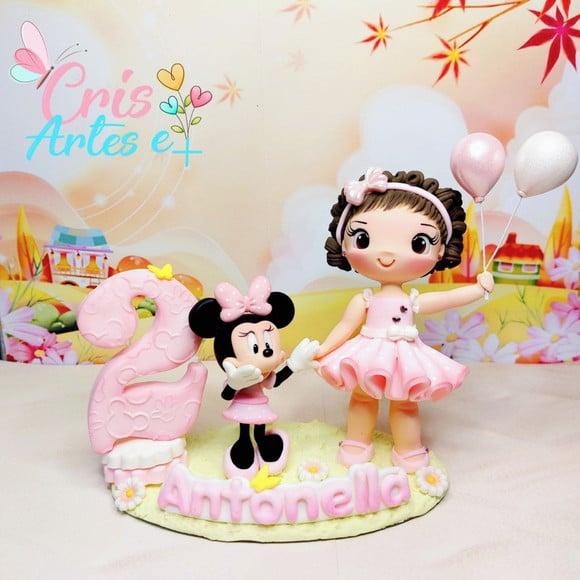 Vela Biscuit Minnie Rosa