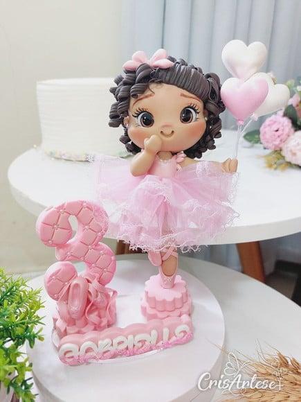 Vela de Biscuit Bailarina