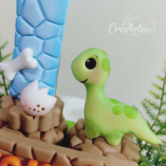 Vela Dinossauro Personalizada