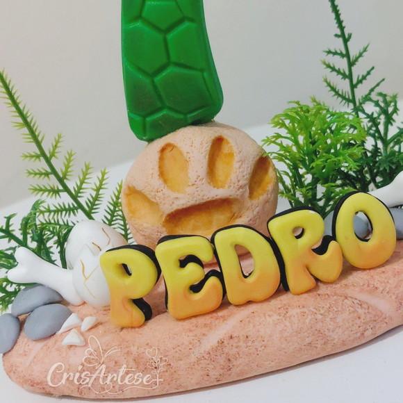 Vela Dinossauro Biscuit