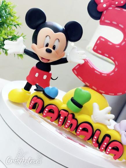 Vela Minnie Vermelha