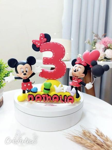 Vela Minnie Vermelha