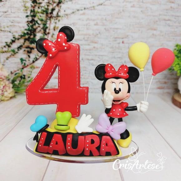 Vela Minnie Vermelha