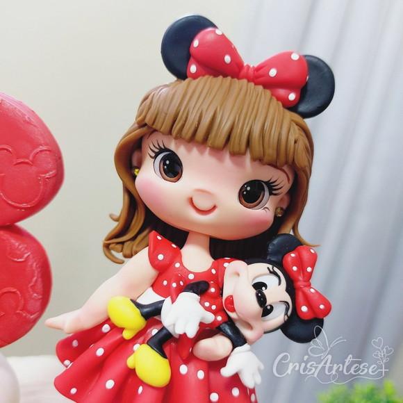 Vela Minnie Vermelha