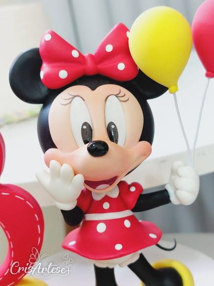 Vela Minnie Vermelha