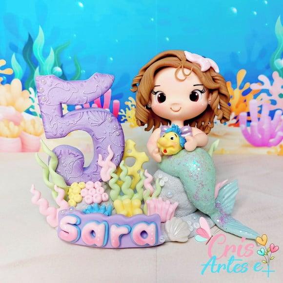 Vela Pequena Sereia Biscuit