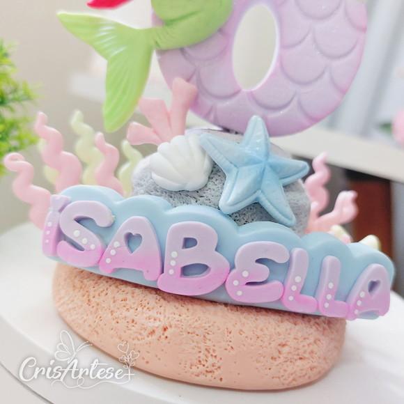 Vela Pequena Sereia Biscuit