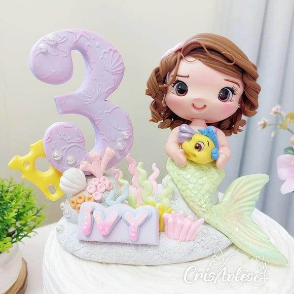 Vela Personalizada Sereia