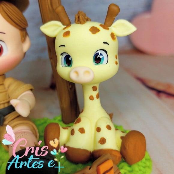 Vela Safari Menino em Biscuit