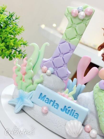 Vela Sereia em Biscuit