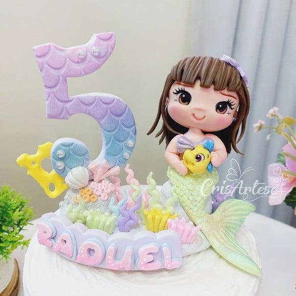 Vela Sereia em Biscuit
