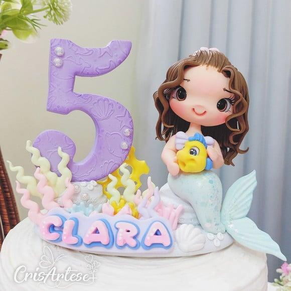 Vela Sereia em Biscuit