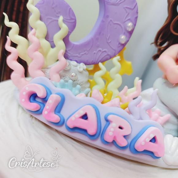 Vela Sereia em Biscuit