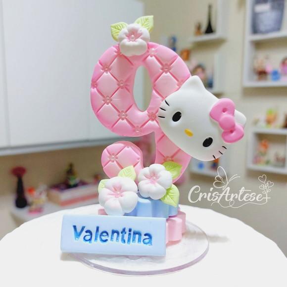 Vela Topo de Bolo Gatinha