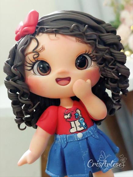 Topo de Bolo com Vela Turma da Monica