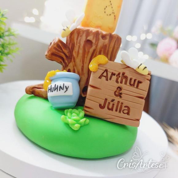Vela Ursinho Pooh Biscuit