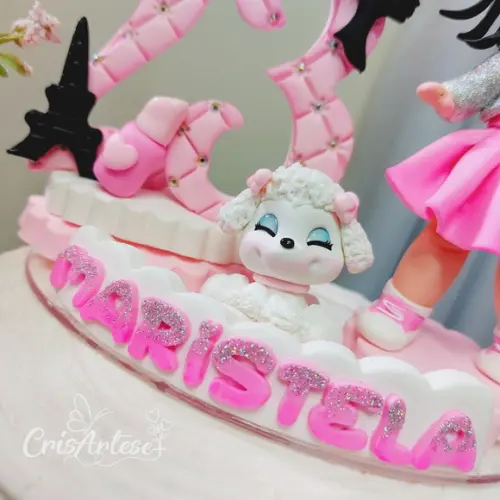 Topo de Bolo Barbie