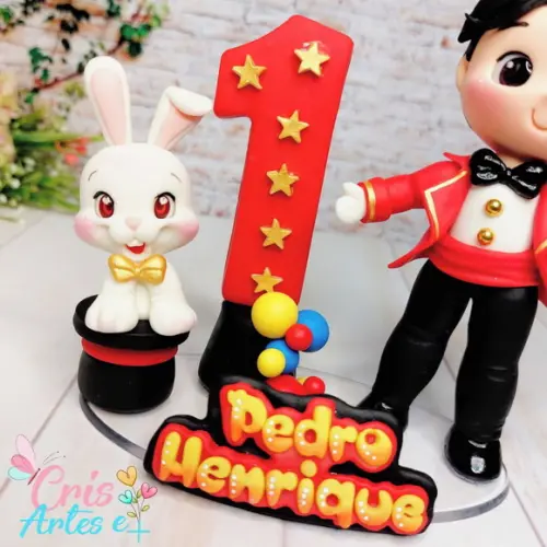 Topo de Bolo Circo