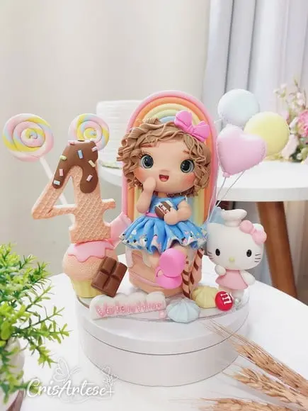 Topo de Bolo Confeiteira