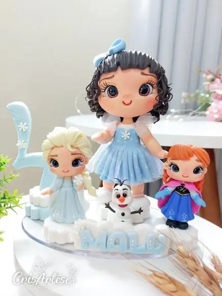 Topo de Bolo em Biscuit Frozen