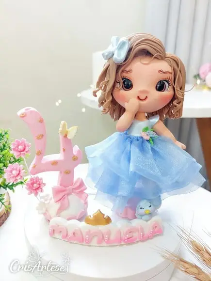 Topo de Bolo Princesa