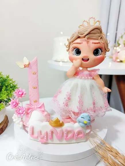 Topo de Bolo Princesa