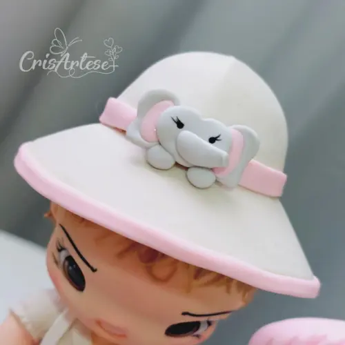 Topo de Bolo Safari Menina