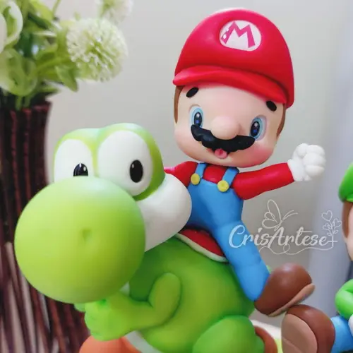 Topo de Bolo Super Mario