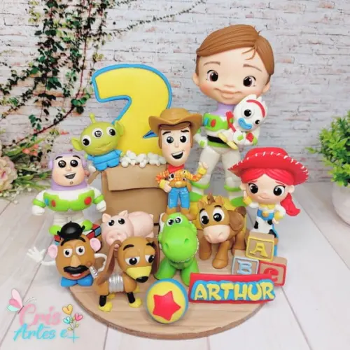 Topo de Bolo Toy Story Biscuit
