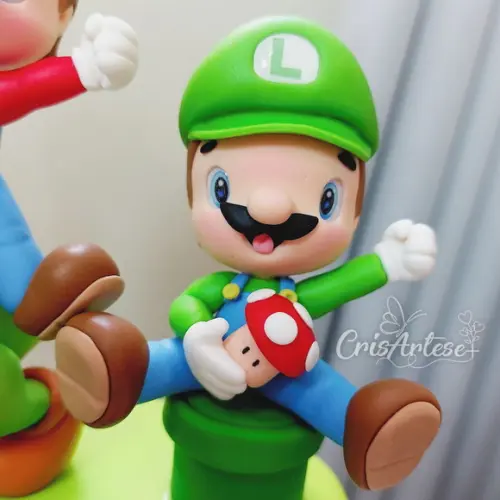 Topo de Bolo Super Mario
