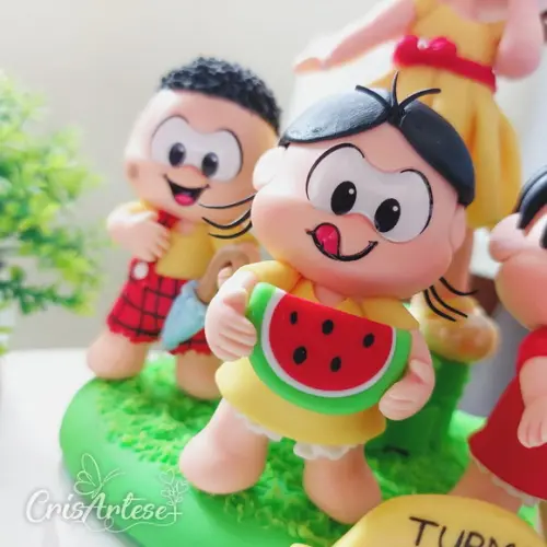 Topo de Bolo Turma da Monica Biscuit