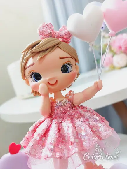 Topo de Bolo Vela Confeitaria Doces