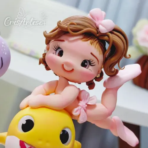 Vela Baby Tubarão Menina