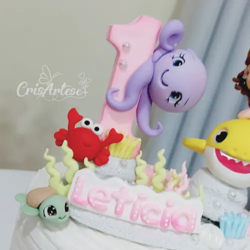 Vela Baby Tubarão Menina
