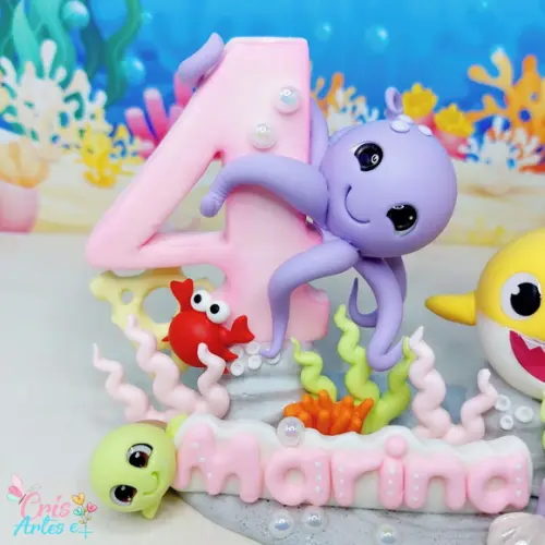 Vela Baby Tubarão Menina